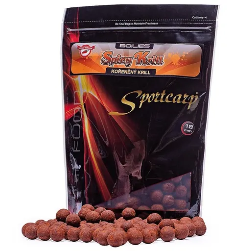 Sportcarp boilie spicy krill - 800 g 18 mm