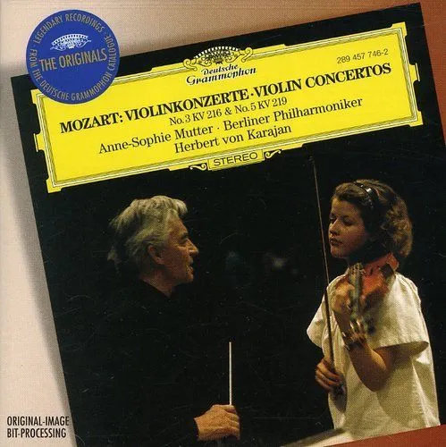 Anne-Sophie Mutter, Herbert von Karajan, Berliner Philharmoniker, KONCERTY PRO HOUSLE 3,5, CD