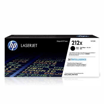 HP originál toner W2120X, black, 13000str., HP 212X, High Yield, HP Color LaserJet Enterprise M555dn, M555x, M554dn, O, čierna