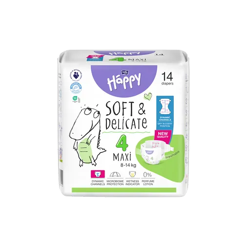 BELLA HAPPY Baby maxi 14 kusov
