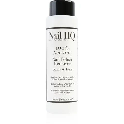Nail HQ 100% Acetone odlakovač na nechty 400 ml