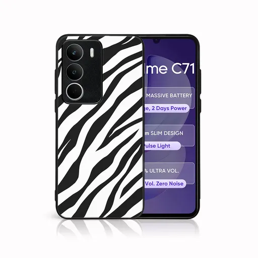 MY ART Ochranný kryt pre Realme C71 ZEBRA (237)