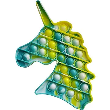 Pop it – jednorožec žlto-mramorovaný (8594162333158)
