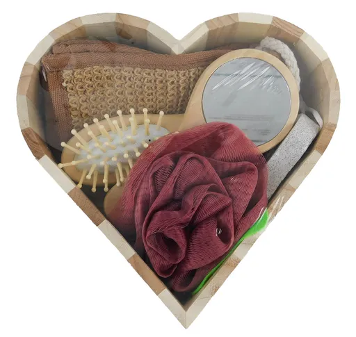MAKRO - Sada masážna v tvare srdca, starostlivosť o telo
