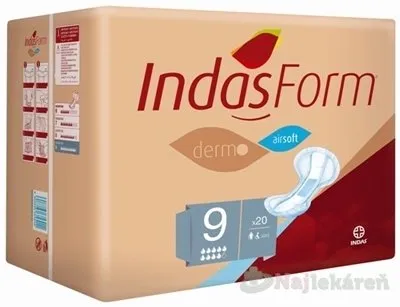 IndasForm 9 L plienky vkladacie anatomické 20 ks