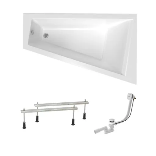 Asymetrická vaňa Laguna Idea Plus 160x100 cm akrylát pravá SIKOID1600PAPN