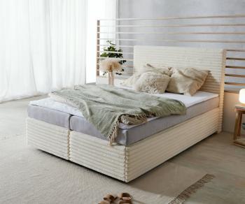 Boxspring posteľ Dream-Well 140x200 cm plyšový pružinový matrac