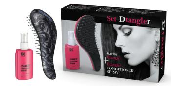 Dtangler Darčeková sada Conditioner Spray Set Black Flower