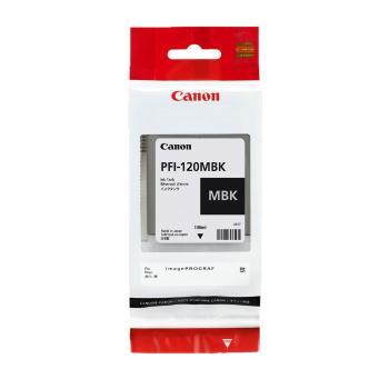 Canon PFI120MBK 2884C001 matná čierna (matte black) originálna atramentová cartridge