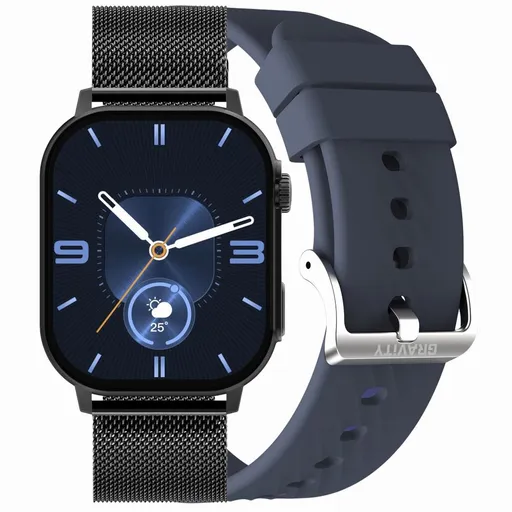 INTELIGENTNÉ HODINKY UNISEX GRAVITY GT15-12 - BLUETOOTH HOVORY, PRÍDAVNÝ REMIENOK (sg029l)