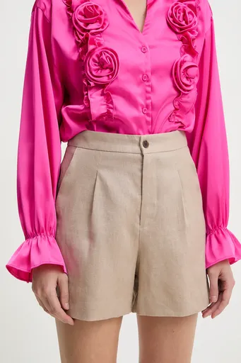 Ľanové šortky Answear.LAB