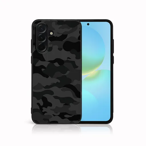 MY ART Ochranný kryt pre Samsung Galaxy A56 BLACK CAMO (234)