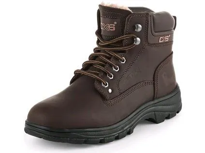 Obuv členková CXS ROAD GRAND WINTER, zimná, hnedá, veľ. 47