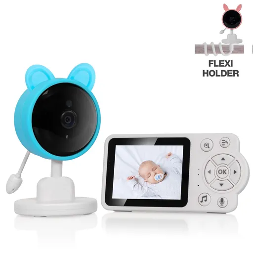 EVOLVEO Baby Monitor N3, detská videoopatrovateľka, modrá