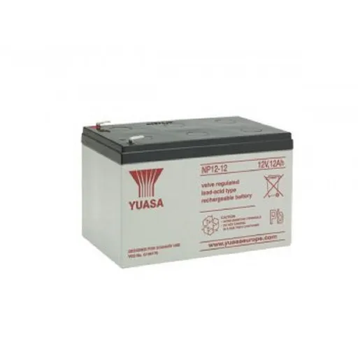 Fukawa YUASA NP12-12 (12V; 12Ah; faston F2-6,3mm; životnosť 5 rokov)