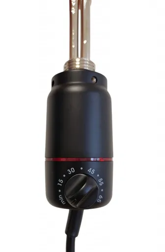 OLSEN SPA - Vykurovacia tyč PATRONA s termostatom - Farba vykurovacej tyče - Čierna matná, Výkon vykurovacej tyče - 600 W RADPST368