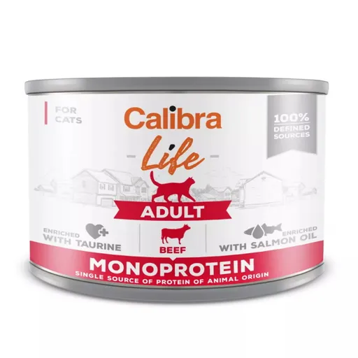 CALIBRA Life konzerva Adult Beef pre mačky 200 g
