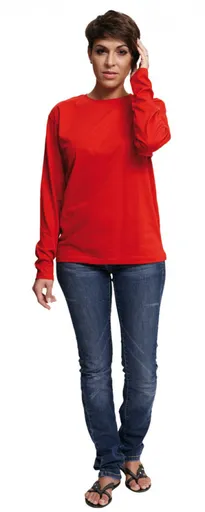 CAMBON tričko dlhý rukáv červená XL