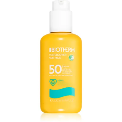 Biotherm Waterlover Sun Milk SPF 50 vodeodolné mlieko na opaľovanie SPF 50 unisex 200 ml