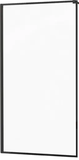 MEXEN - KIOTO walk-in 50x200 cm 8mm čierna samostatné sklo 800-050-000-00-70