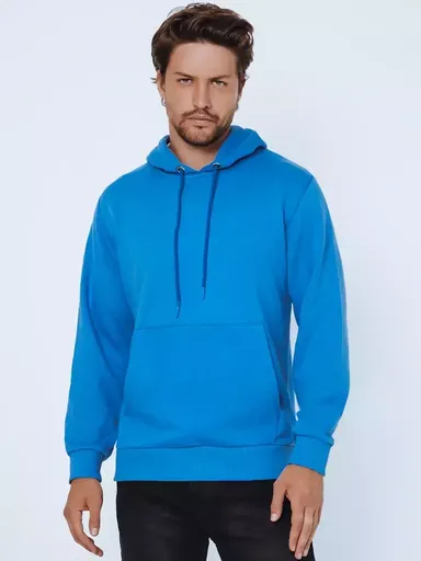 Modrá pánska mikina.