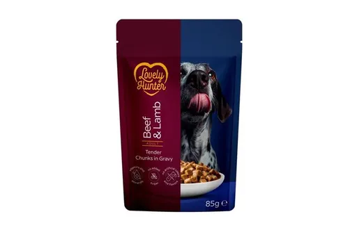 LOVELY HUNTER dog adult beef&lamb kapsička pre psy 85 g