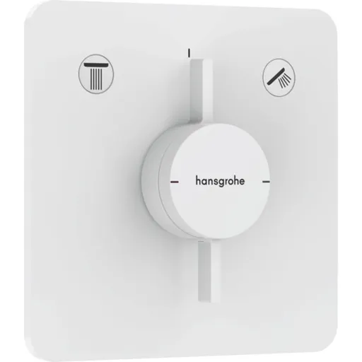 Hansgrohe DuoTurn Q sprchová a vaňová batéria bez podomietkového telesa matná biela 75414700