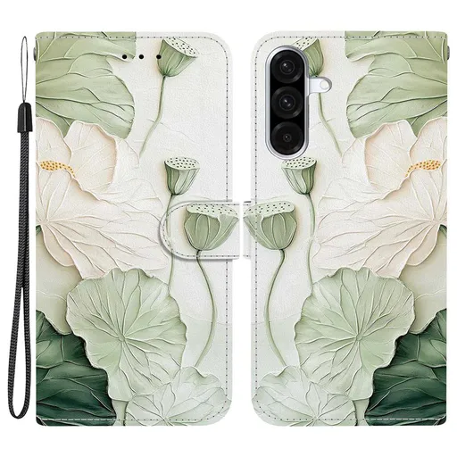 ART Peňaženkový obal pre Samsung Galaxy A56 LOTUS