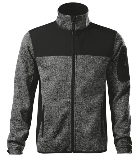 MALFINI Pánska softshellová bunda Casual - Šedá | 3XL