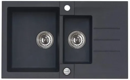 Alveus Granitový drez ROCK 70 Farba: Čierna