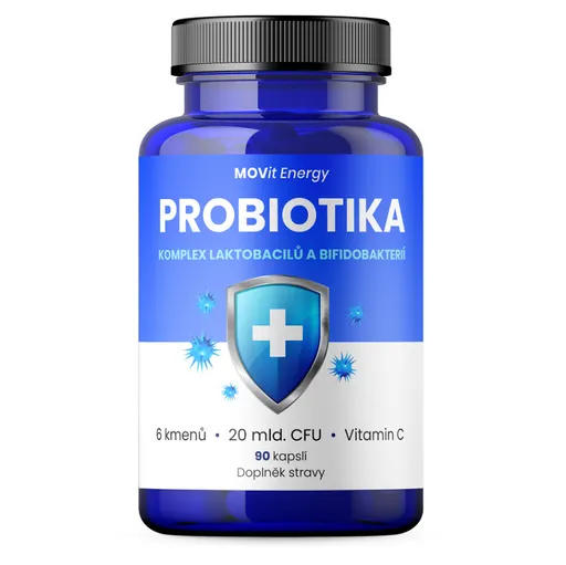 MOVIT ENERGY Probiotiká komplex laktobacilov a bifidobaktérií 90 vegetariánskych kapsúl