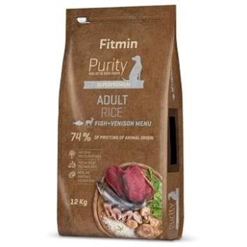 Fitmin  Purity Dog Rice Adult Fish & Venison  12 kg (8595237015993)