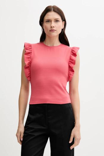 Top United Colors of Benetton ružová farba, 3FMED10A3