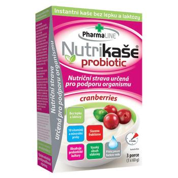 PHARMALINE Nutrikaše probiotic s brusnicami 3 x 60 g