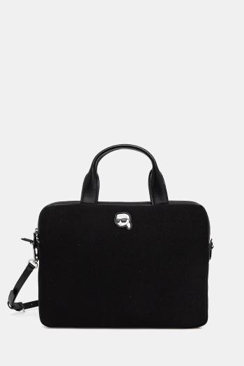 Taška na notebook Karl Lagerfeld čierna farba, A1M32021