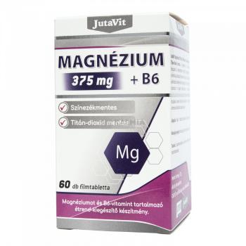 JutaVit Magnézium 375 mg + B6 tabletta 60 db