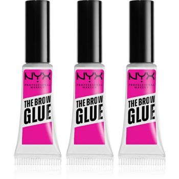 NYX Professional Makeup The Brow Glue gél na obočie 3x5 g