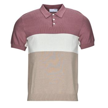 Selected  SLHMATTIS SS KNIT BLOCK POLO B  Polokošele s krátkym rukávom Viacfarebná