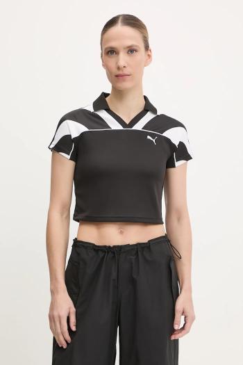 Polo tričko Puma dámske, čierna farba, 629783
