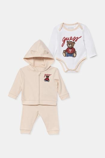 Sada pre bábätká Guess 3-pak béžová farba, H5YW12 KA6W4