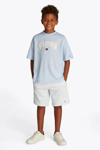 Detské bavlnené tričko Tommy Hilfiger s potlačou, KB0KB09533