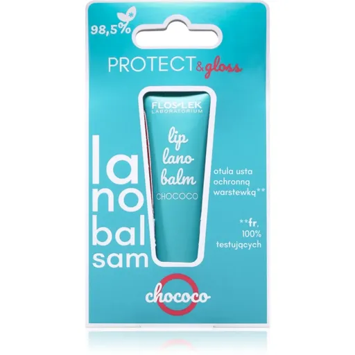 FlosLek Laboratorium Protect & Gloss Lip Lanobalm intenzívny balzam na pery 12 g