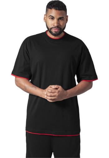 Urban Classics Contrast Tall Tee blk/red - 3XL