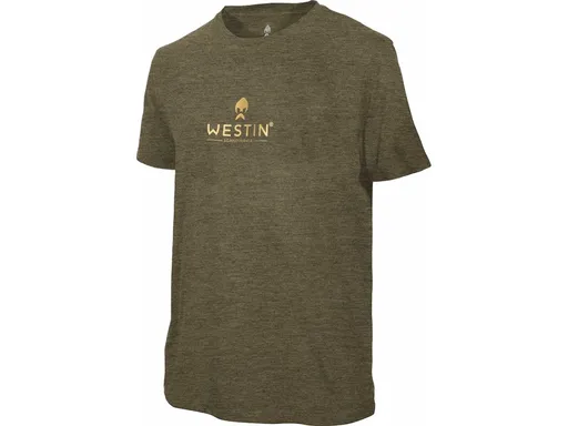 Westin tričko style t-shirt moss melange - xl