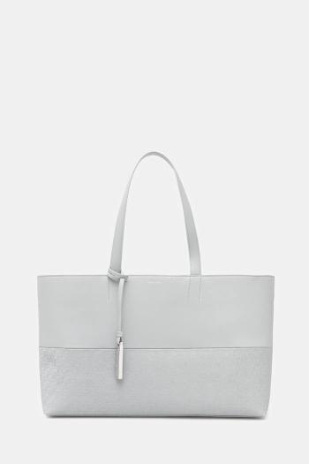 Kabelka Calvin Klein šedá farba, K60K613166