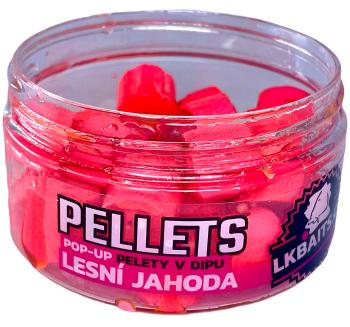 Lk baits pop-up pelety v dipe 12 mm 40 g - lesná jahoda