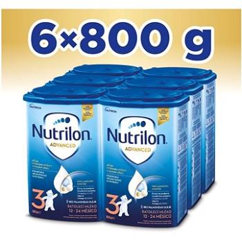 Nutrilon 3 Advanced batoľacie mlieko 6× 800 g (8595002109919)