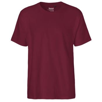 Neutral Pánske tričko Classic z organickej Fairtrade bavlny - Bordeaux | S