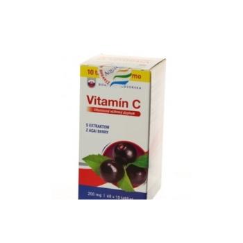 Dobré zo Slovenska Vitamín C 200 mg príchuť ACAI tbl 60+10 zadarmo