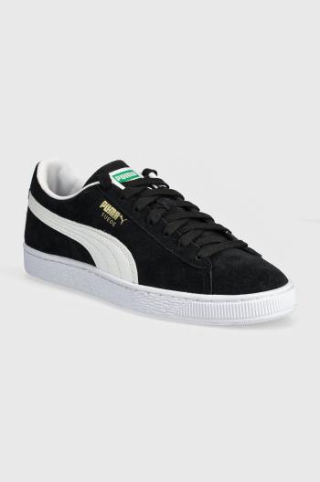 Semišové tenisky Puma Suede Classic čierna farba, 399781